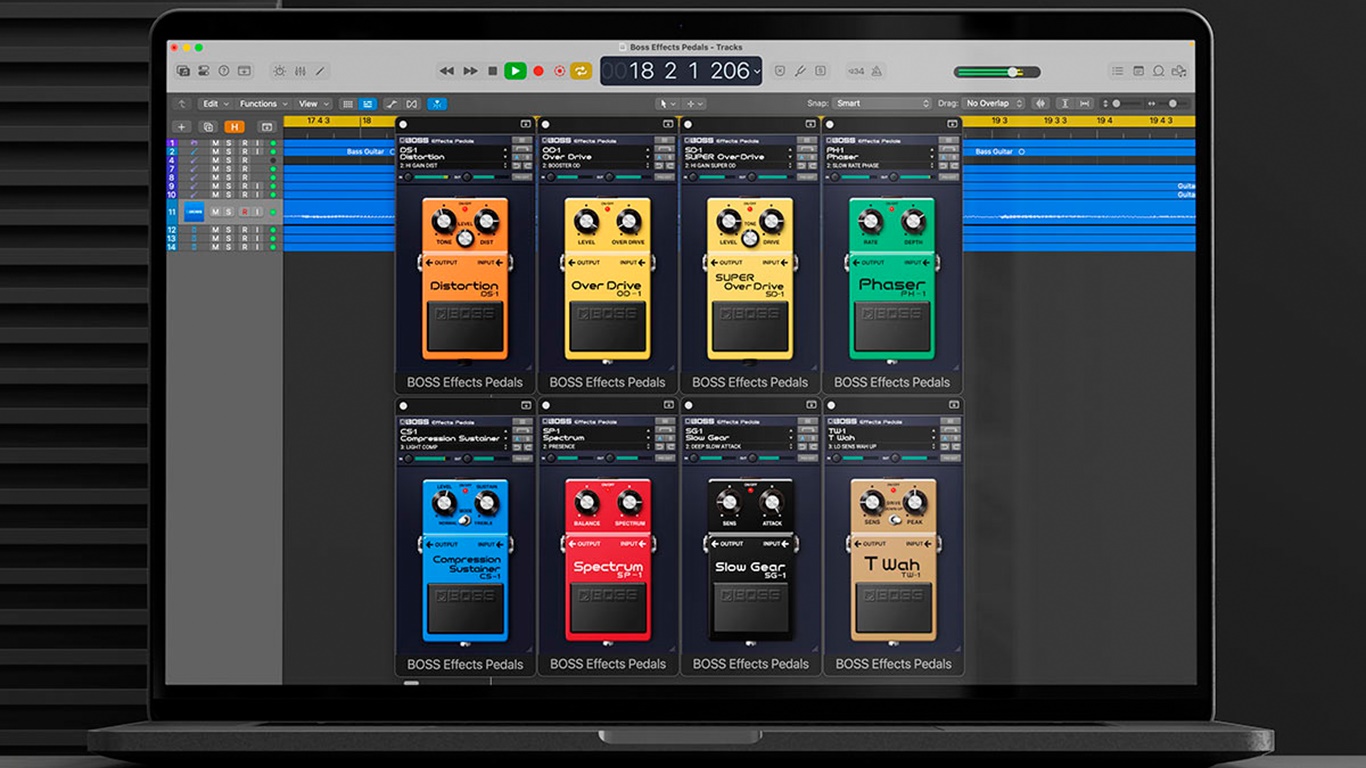Roland lanza el BOSS Effects Pedals plug-in: los pedales más icónicos ahora en versión digital